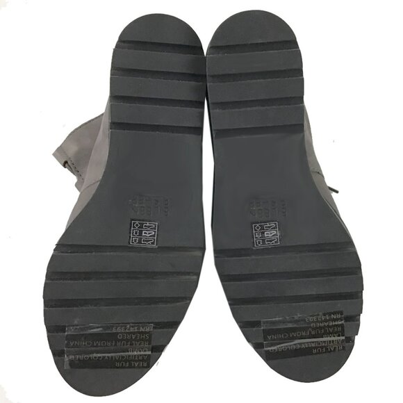 Eileen Fisher Alpine Suede Lace-Up Wedge Booties - Picture 11 of 11